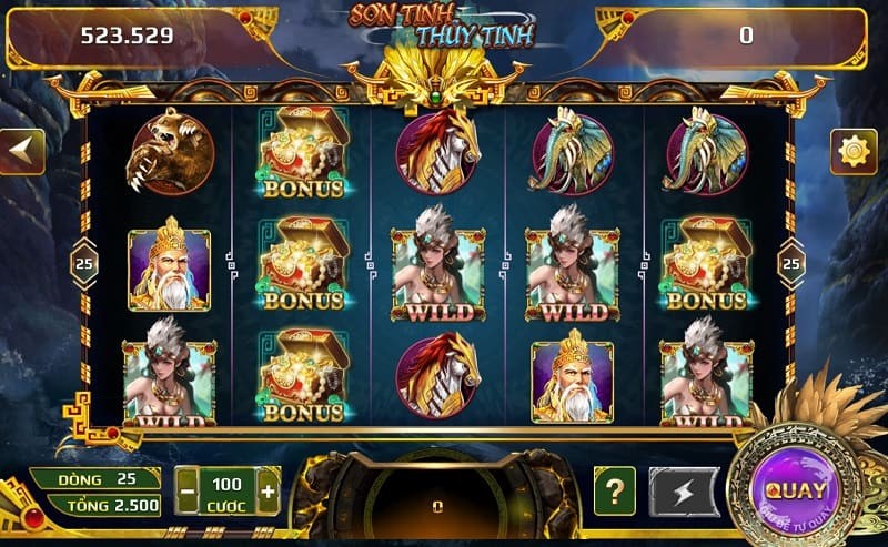 Luật chơi game nổ hũ Sơn tinh thủy tinh chi tiết nhất