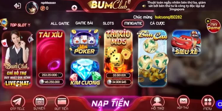 Bum club - Cổng game Quốc tế uy tín và chất lượng số 1 toàn cầu